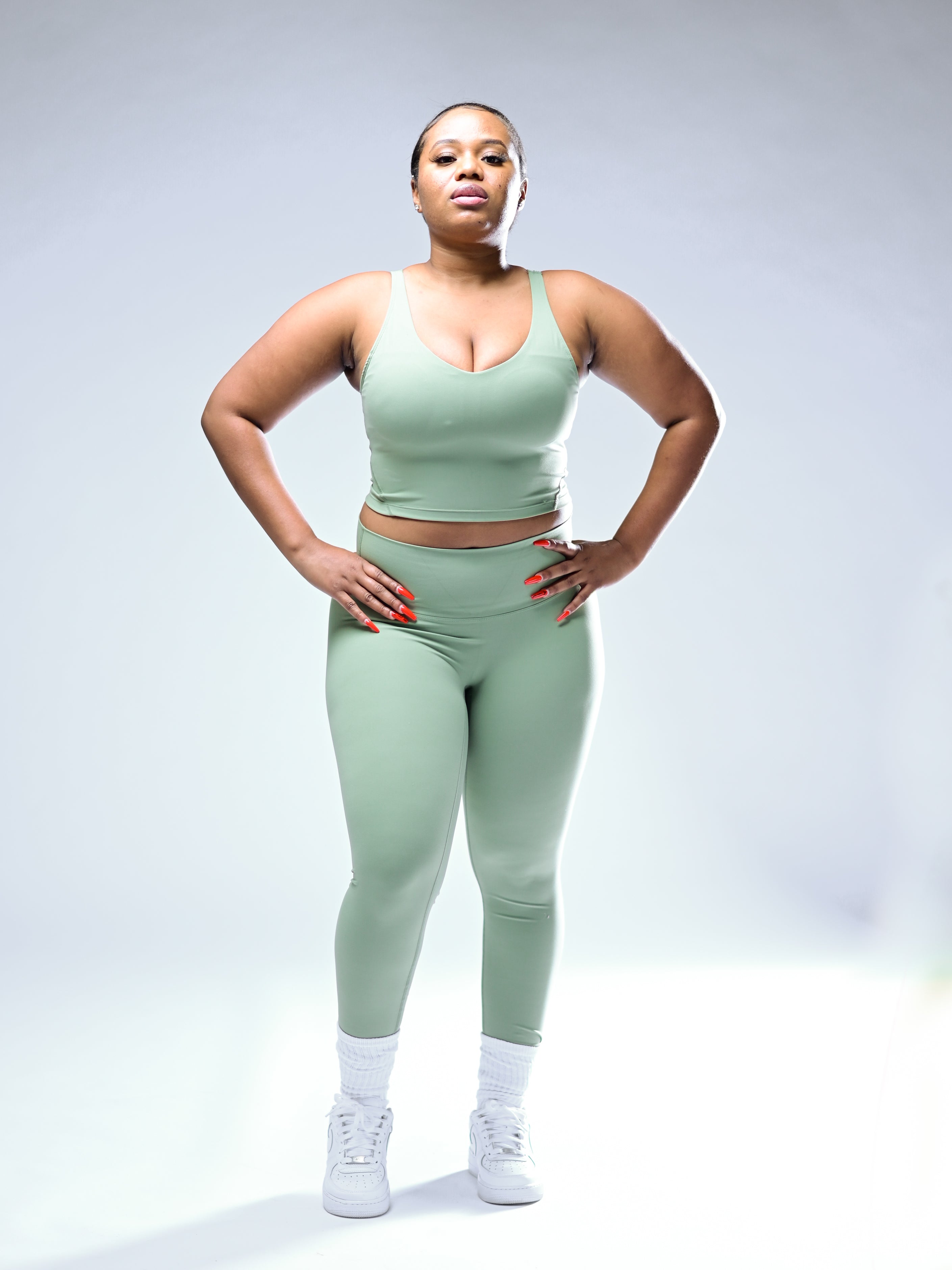 Aha Leggings - Sage