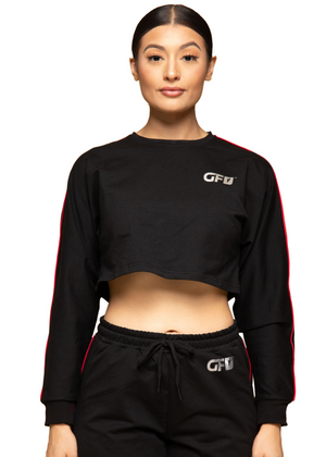 AG Women Long Sleeve Crop Tops Fall Cropped T-shirt