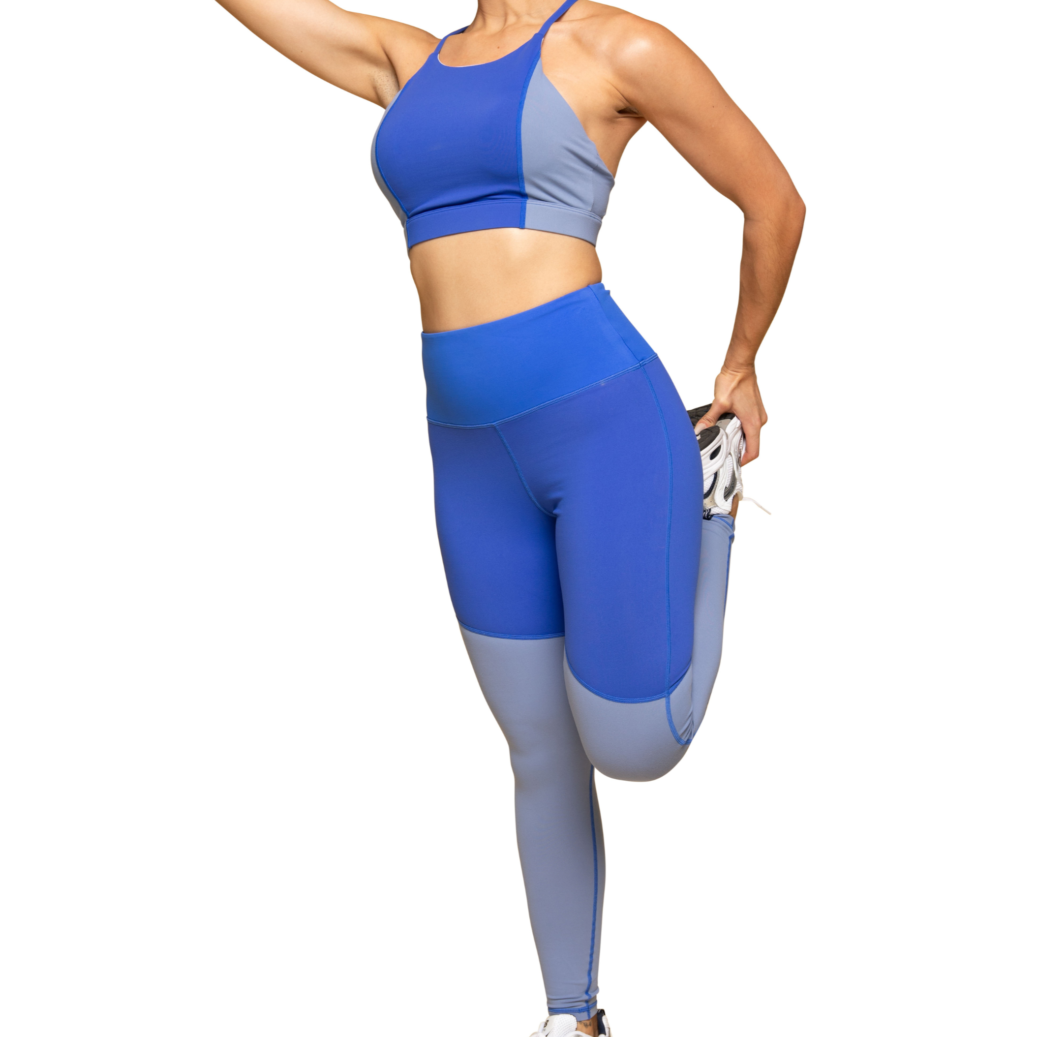 Sky Women Leggings -Blue