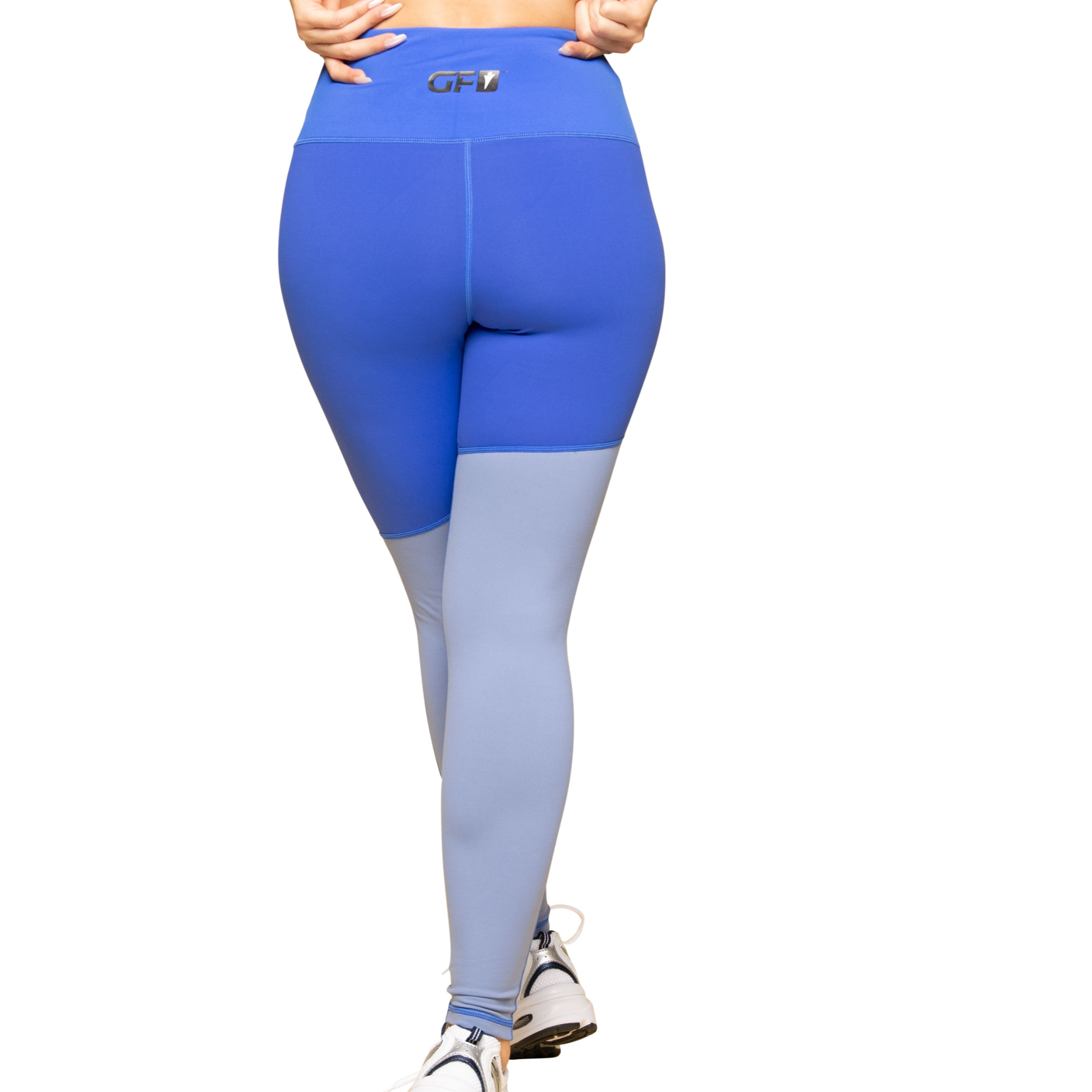Sky Women Leggings -Blue
