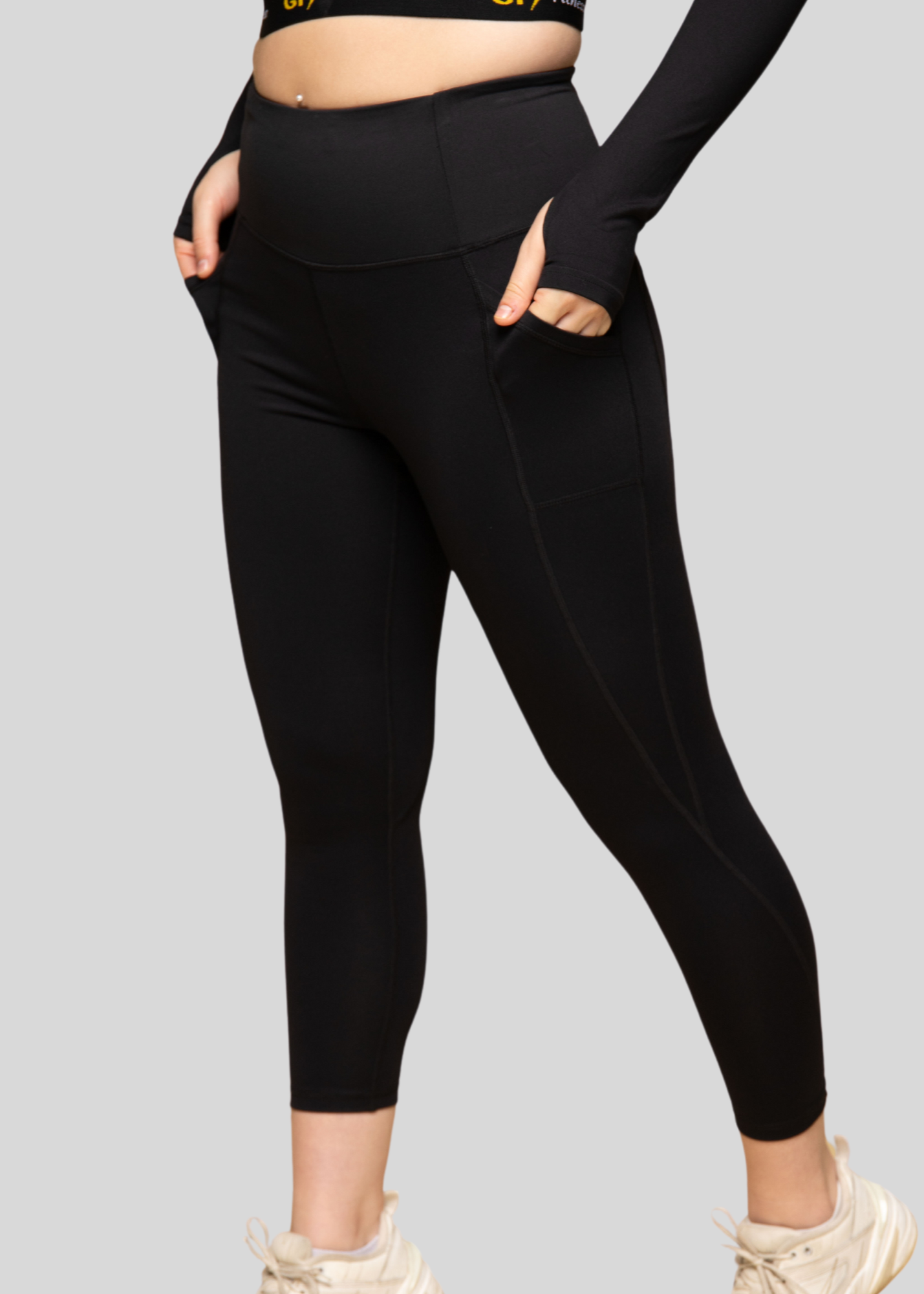 2pc Fitness Wear Women Leggings and Jacket