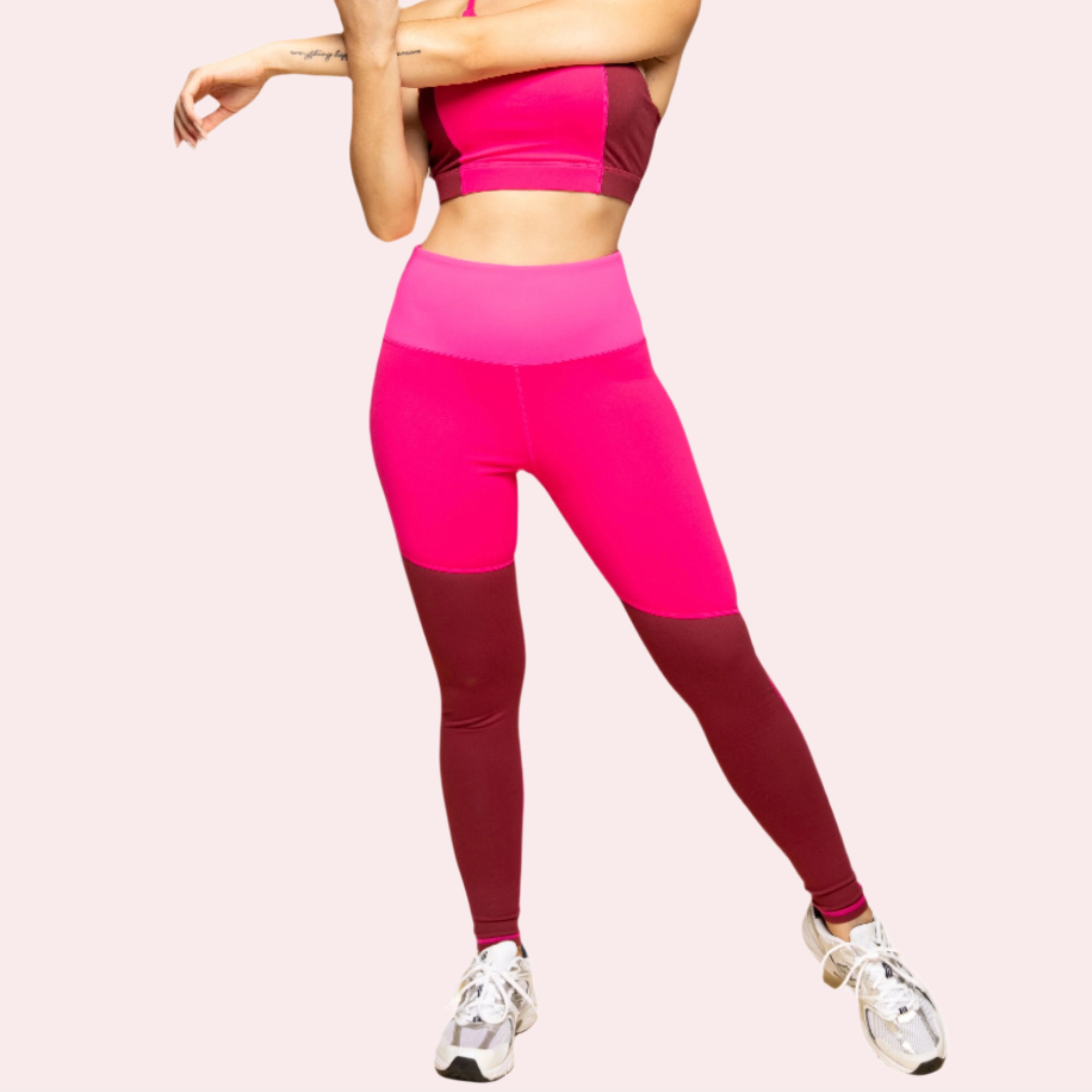 Sky Women  High Waist Workout Pants - Pink