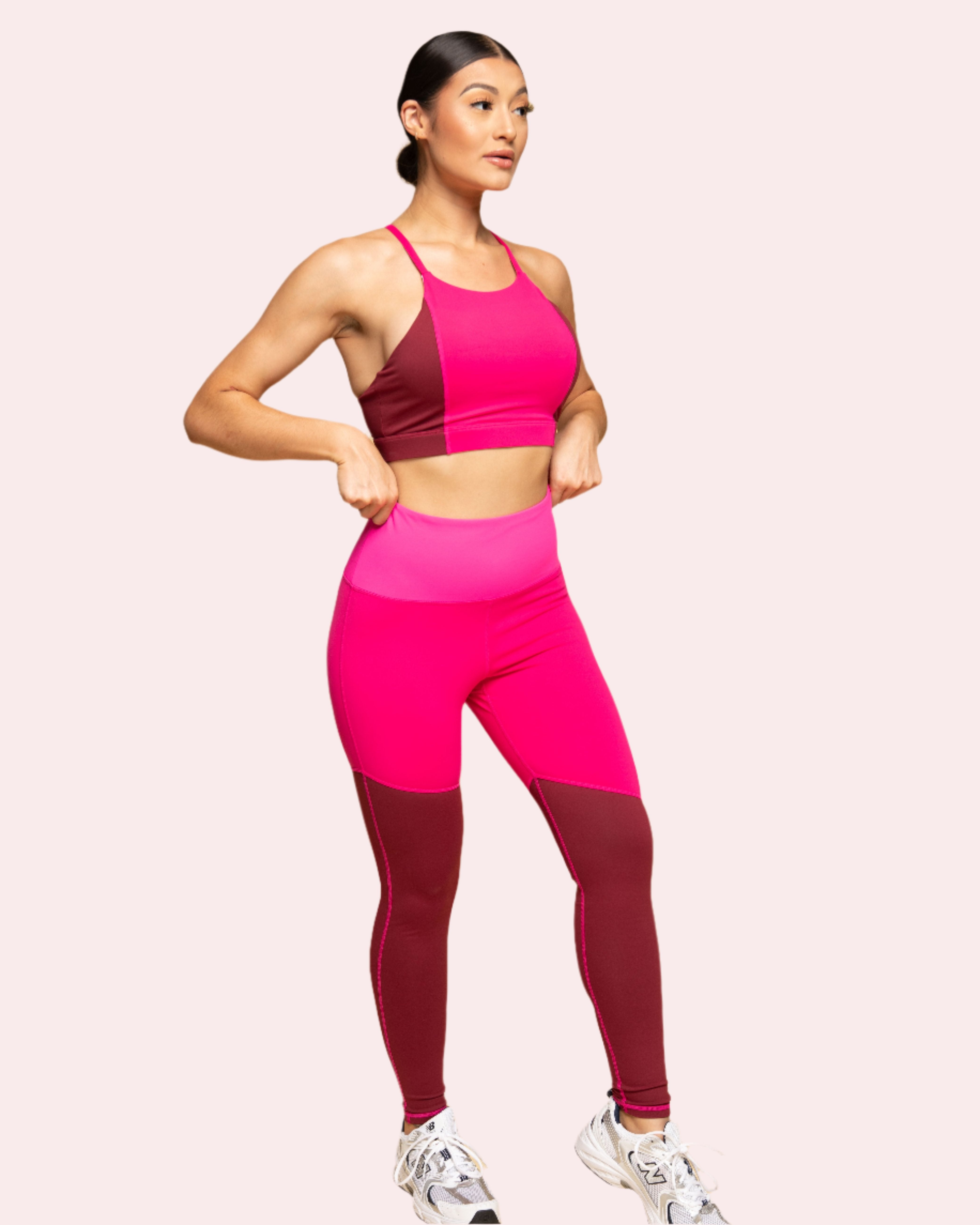 Sky Women  High Waist Workout Pants - Pink