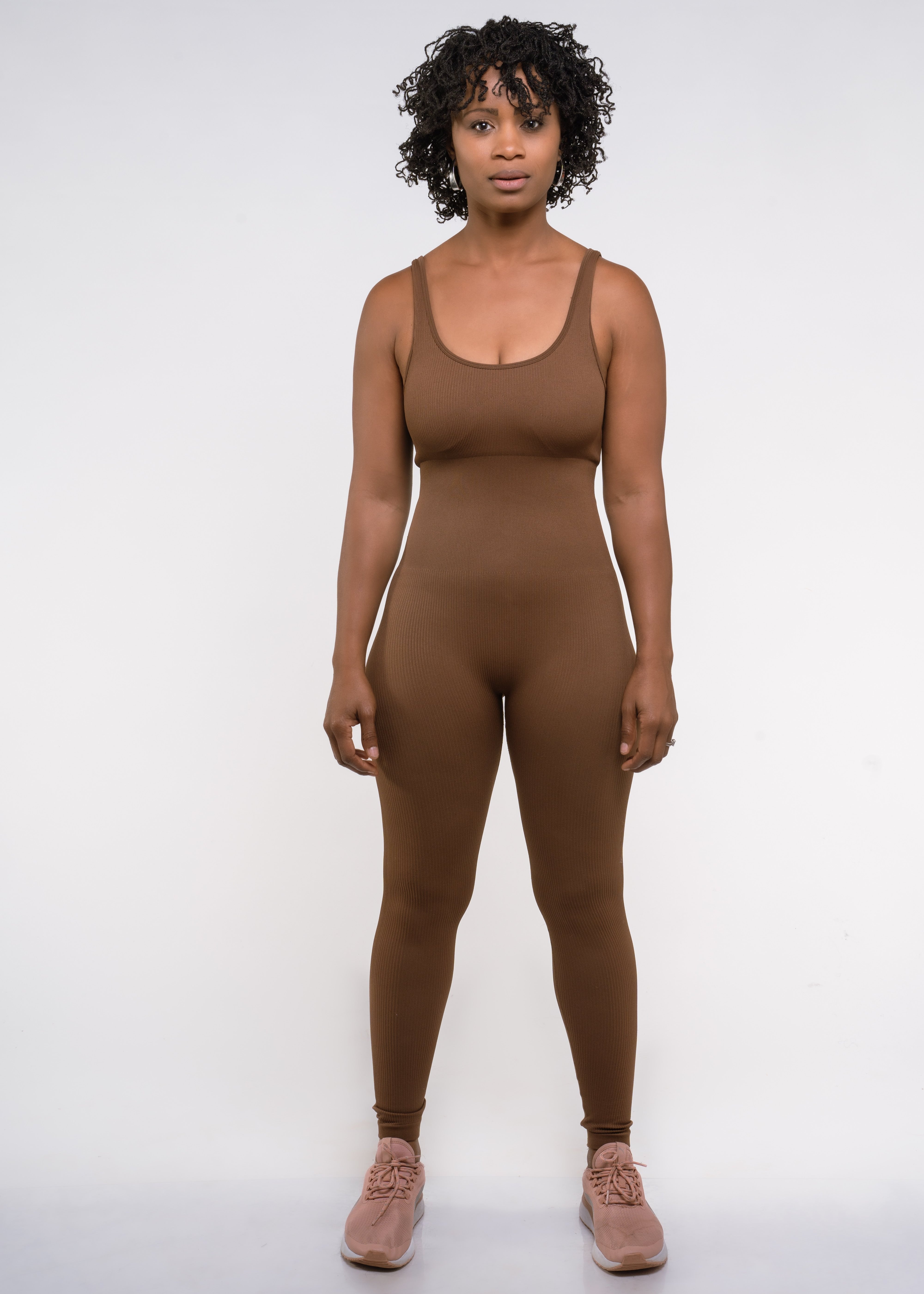 GF Snatched Jumpsuit - Mocha