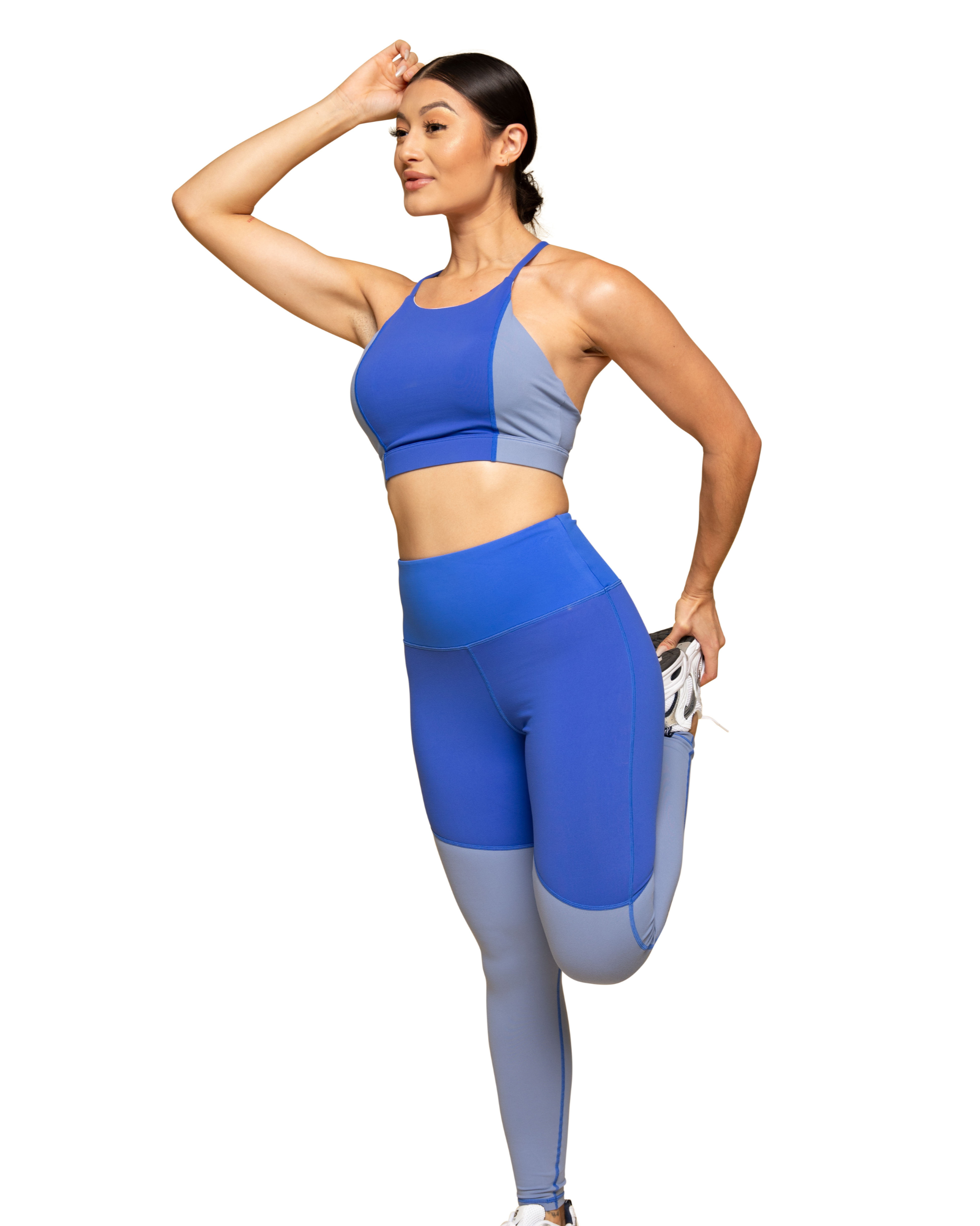 Sky Women Workout Pants -Blue