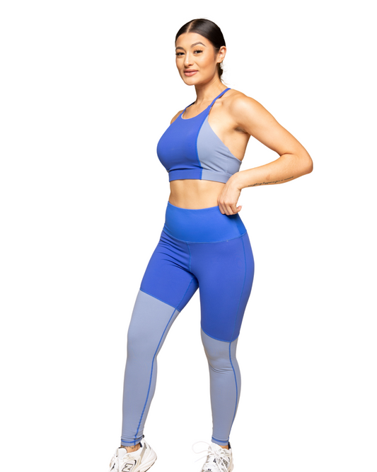 Sky Women Workout Pants -Blue