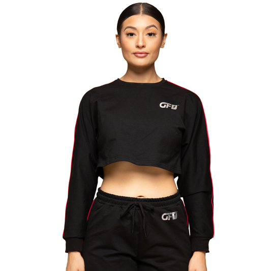 AG CROPPED LONG SLEEVE TEE