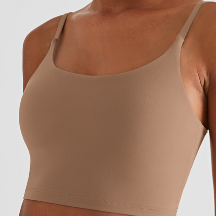 Soft Stretchy Longline Support Bra w pads (1 Size Up)