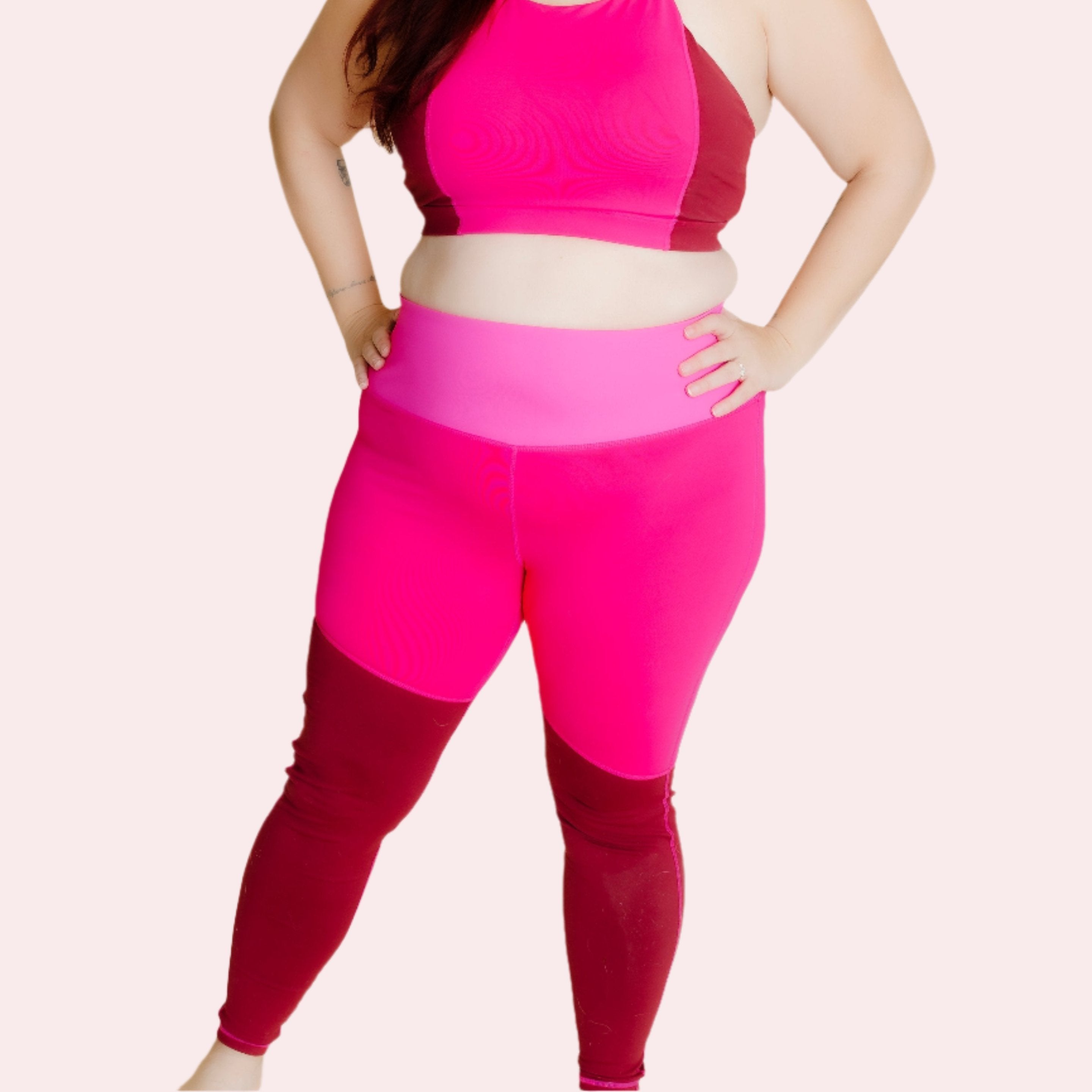 Sky Women  High Waist Workout Pants - Pink